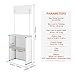 VEVOR Promotion Counter Table, Portable Tradeshow Podium Table, 30.91