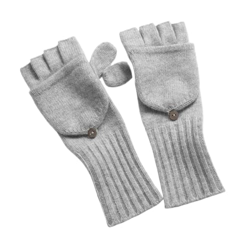 Guantes de medio dedo para conducir y montar al aire libre en invierno PooBa