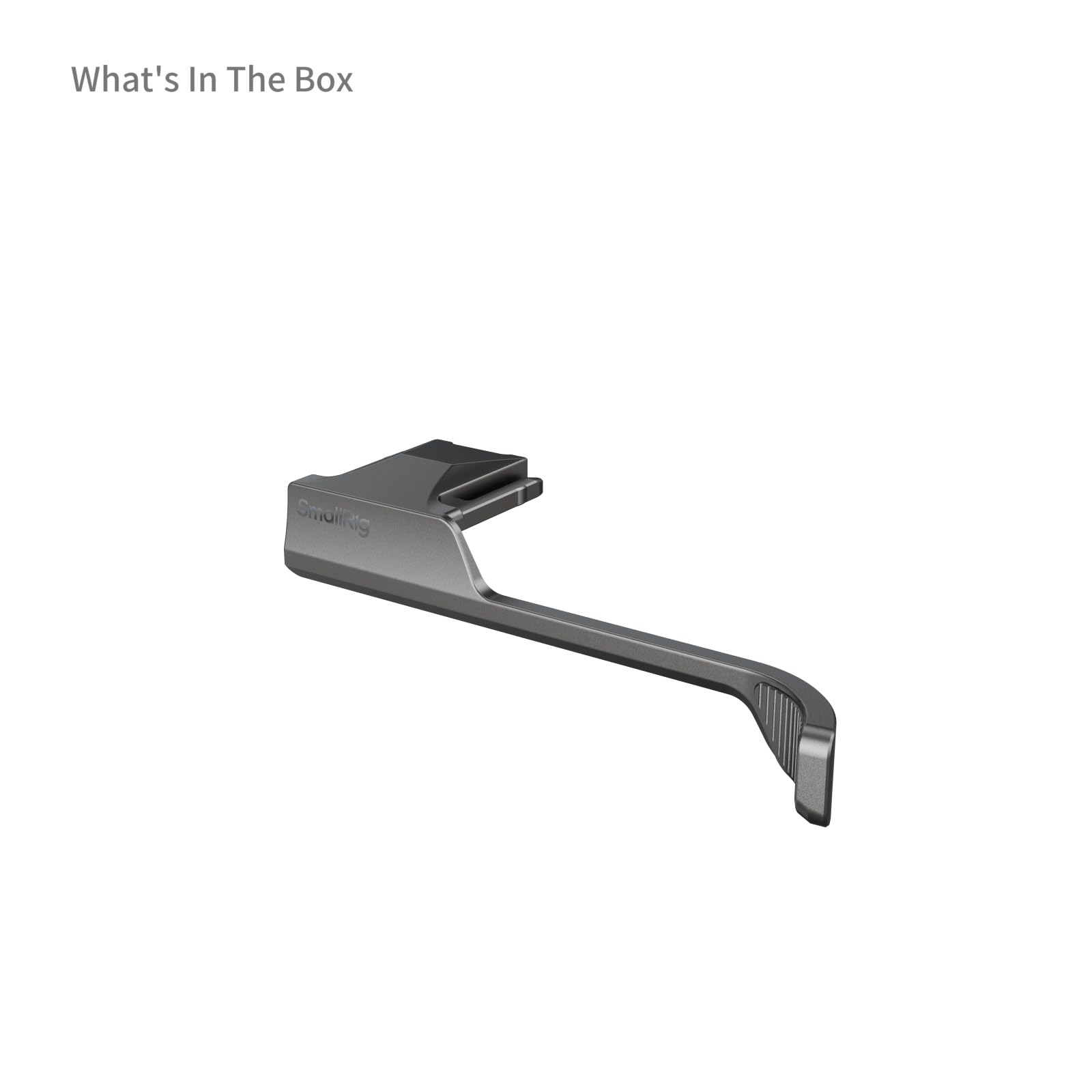 SMALLRIG X Half Thumb Grip for FUJIFILM X Half, Anti-Slip Design, Built-in Silicone Pads (Charcoal Silver) - 5333