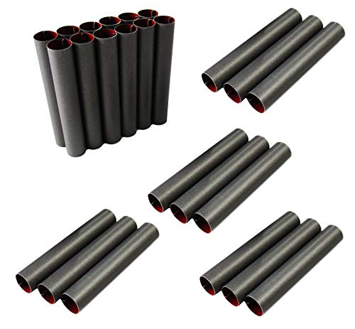 rukauf KLEINE Schaumrollen-Formen 25er Set (8 cm x 1,3cm) Antihaft-beschichtet Teflon Traditionelle Backform Schillerlockenform Gerade Röhrchen Spritztüllen Sahnerollen