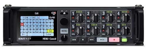 Miniatura 4 de Zoom F8n Pro Grabadora Mixer De Campo Profesional, Grabación A 32-Bit 192 Khz, 10 Canales, 8 Entradas Xlr Trs, Timecode, Modo Ambisonics, Alimentado Por Pilas Batería, Doble Ranura Para Tarjetas Sd