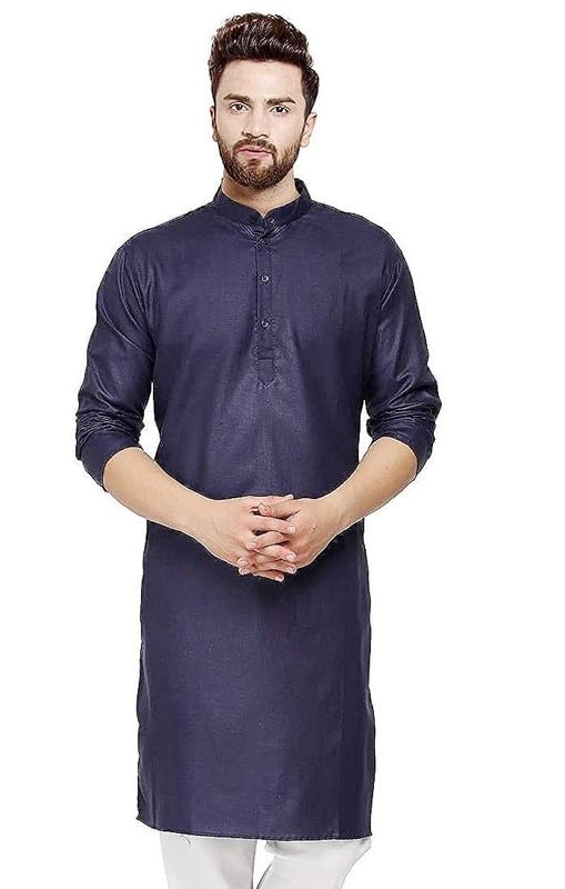 Image of WESTCORE Men's Cotton Kurta Combo - Pack of 2 | Traditional Ethnic Wear for Festivals & Celebrations
