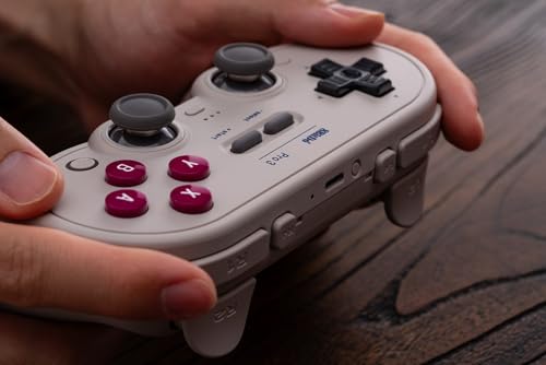 Image of 8BitDo Pro 3 Bluetooth Gamepad, Compatible with Switch 1 /2, PC, Apple, SteamOS, Android, TMR Joysticks, Hall Effect Triggers, Magnetic Buttons (G Classic)