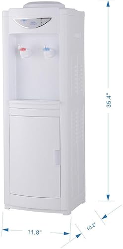 Miniatura 6 de Dispensador de enfriador de agua enfriador de agua fría y caliente de carga superior para botella de 5 galones dispensador de agua eléctrico