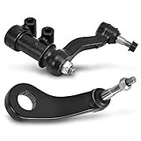AngyMeck 2PC Front Left Right Steering Pitman & Idler Arm Suspension Kit for Chevy Silverado 2500/3500 HD 2011-2019 for GMC Sierra 2500/3500 HD 2011-2019 K400018 K440019 6.0L 6.6L