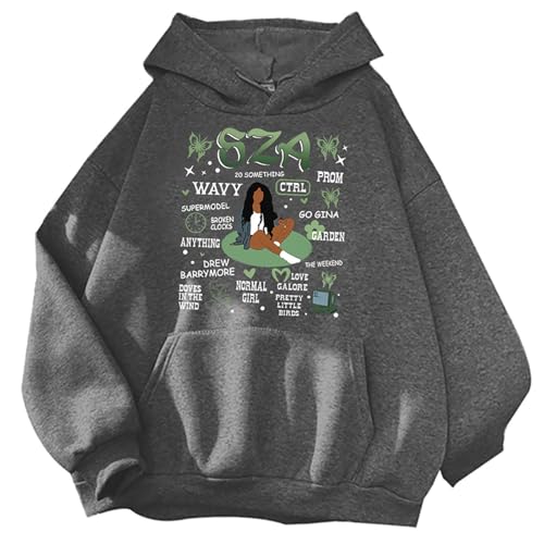 Sweat SZA Wavy Ctrl vêtement streetwear décontracté pour le week-end