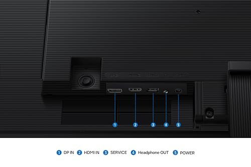 Image of Samsung 32 inch 4K UHD Monitor|4K 3840 x 2160|HDR 10|SRGB 99%|1.07 Billion Colors|Wide Viewing Angle|Ports-HDMI,DP,Headphone|PIP|PBP|Eye Saver Mode|LS32H700EAWXXL |Black