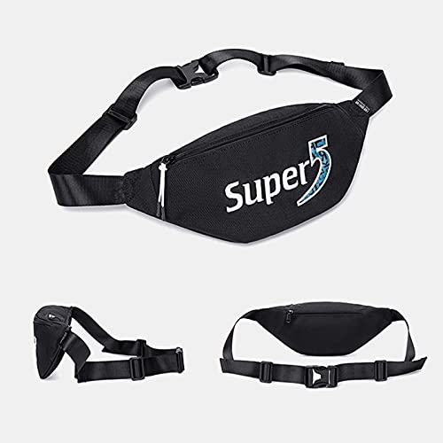 Coniya Borsttas Voor Heren,Dames Heuptas voor heren met zak Ritssluiting Verstelbare riem Heuptas Multifunctionele heuptas Heuptassen Schoudertas Pouch Borsttas voor sportschool Fitness Workout Reizen - Image 8