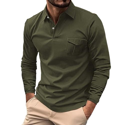 Cocila Camisas formales para hombre, estilo casual, manga larga, con botones, color sólido, camiseta de manga larga, camiseta negra lisa, camiseta mediana de Navidad, camiseta negra de gran tamaño, Cocila Camisas formales para hombre, estilo casual, manga larga, con botones, color sólido, camiseta de manga larga, camiseta negra lisa, camiseta mediana de Navidad, camiseta negra de gran tamaño,