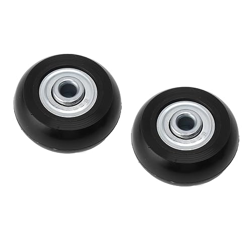 Suitcase Caster Wheels Replacement Swivel Luggage Wheels Repair Kit for Smooth Travel Material PU Rubber for Trolley Case (40mm X 18mm)