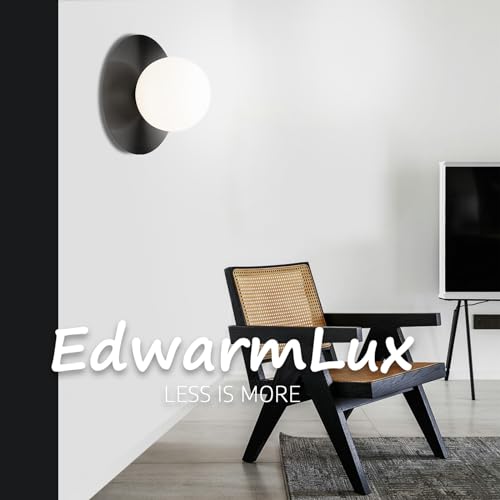 Edwarmlux PL-LR001 1 Light Wall Sconce, Mid Century Modern Globe Wall Sconce thumb #6