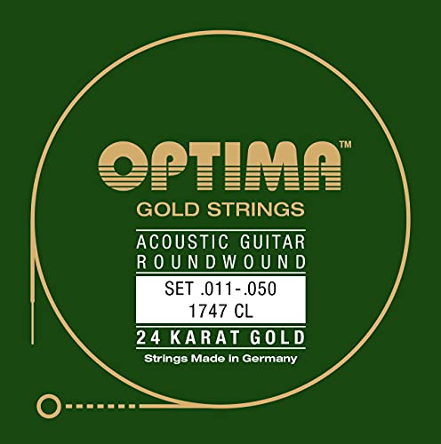 Optima 1747 CL Acoustic GOLD Strings, custom light - Les Beatles, Paul McCartney, John Lennon, RIngo Starr, George Harrison Optima 1747 CL Acoustic GOLD Strings, custom light