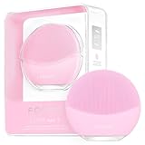 FOREO LUNA mini 3 Ultra-hygienic Facial Cleansing Brush - All Skin Types - Face Massager for Clean & Healthy Face Care - Extra Absorption of Facial Skin Care Products - Waterproof - Pearl Pink