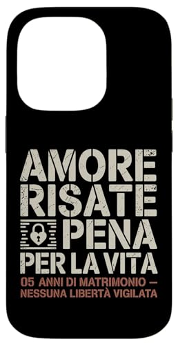 Amore Risate E Pena Per La Vita 5 Anni Di Matrimonio Per Lui X}zP[X iPhone 14 Pro p