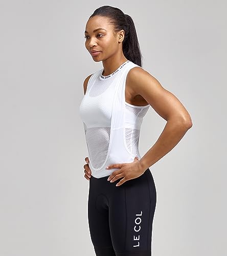 LE COL Short feminino Pro Bib II | Shorts de ciclismo de camurça acolchoados | Calça de bicicleta le