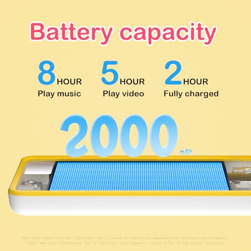 Image of Android MP3 Player for Kids with Bluetooth (Yellow)