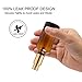 2 oz Amber Glass Spray Bottle with Atomizer for Essential Oils, Perfume, Fine Mist Spray (2 Pack)