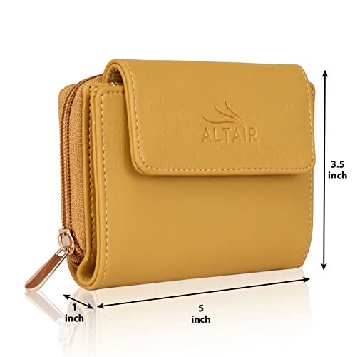 Image of Premium Vegan Leather Women's Wallet | Stylish Durable Clutch Wallet and Lightweight Clutch with Zip Coin Pocket and Card Slot