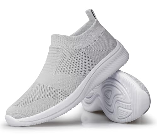 vibdiv Lightweight Womens Shoes Slip on Mesh Knit...