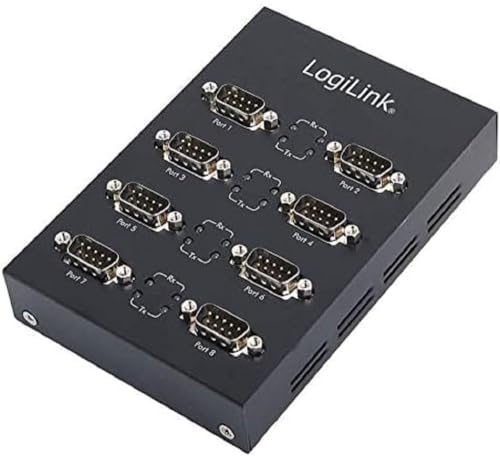 LogiLink AU0034 Adattatore USB 2.0 A Seriale RS-232 - Cavo Di Interfaccia Per Collegamento Dispositivi Legacy, Plug & Play