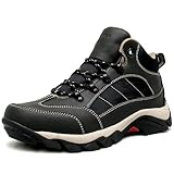 [MOUNTEK] 防水 トレッキングシューズ レディース メンズ 登山靴 ハイキングシューズ 幅広 4E 耐滑底 衝撃吸収 ミッドソール 高耐久 靴 マウンテック MT2000 ブラック 24.0