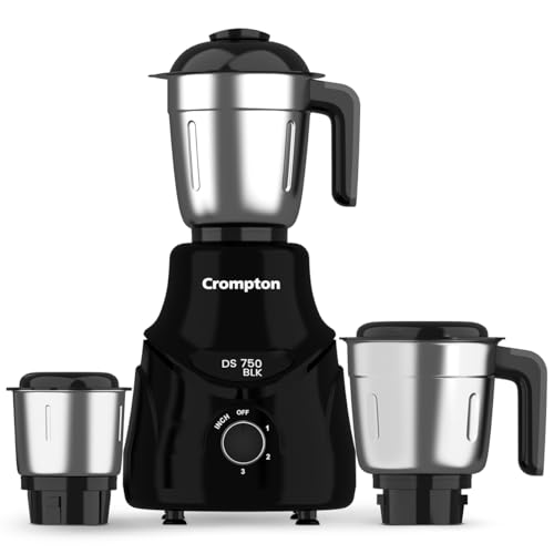 CROMPTON DS 750W Mixer Grinder- 750W Powertron Motor for faster g...