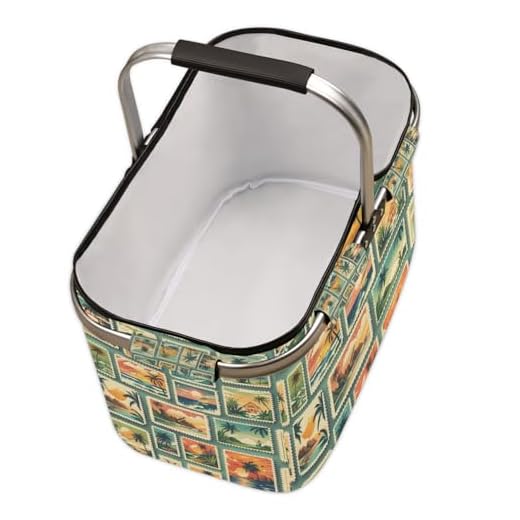 Reusable Collapsible Picnic Market Basket