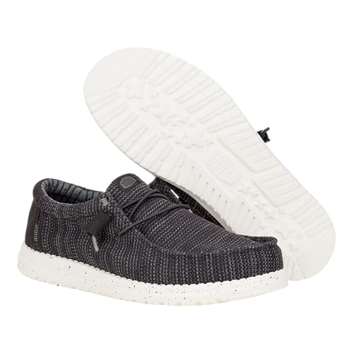 Image of HEYDUDE Men's Wally Stretch Sox Slip-On Loafer, Lightweight, Breathable, with Flex & Fold Outsole