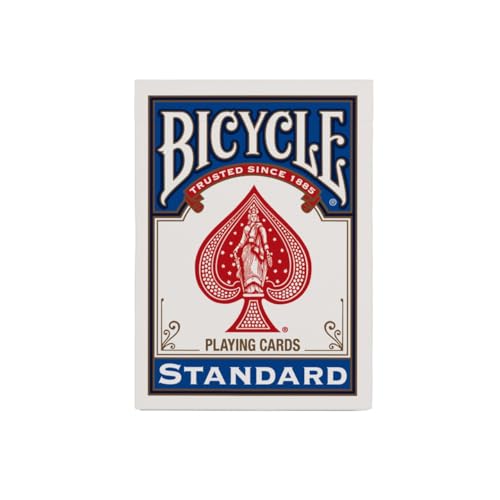 Image of Bicycle Standard Playing Card 12 Pack | Air Cushion Finish for smooth shuffling, Made in USA, 6 red and 6 blue decks, Ideal for poker and blackjack
