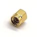 GXMRHWY 5PCS SMA Plug Dust Cap with Gold Plating Hex8.0