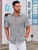 COOFANDY Mens Button Up Short Sleeve Dress Shirt S... #1