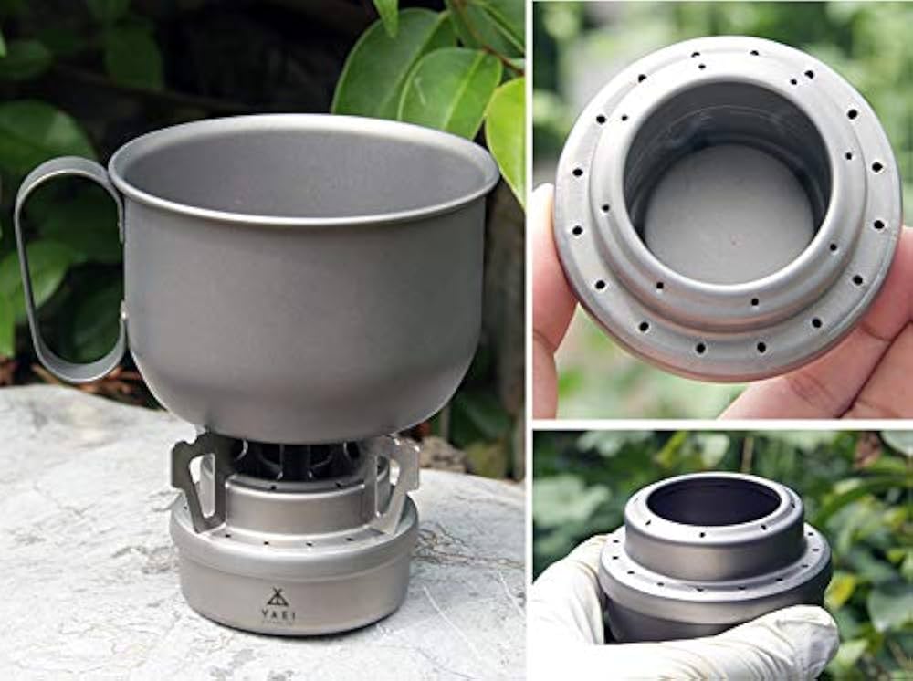 エアロプレスゴー　エスビット　アルコールストーブ　YAEI チタンマグセット エアロプレスゴー エスビット アルコールストーブ YAEI