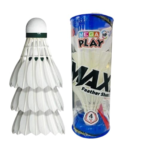 Everything to Shop ETS Maxx Feather Shuttle Shuttlecock. (Medium Fast, 78, Pack of 4 Pcs)-picture-17