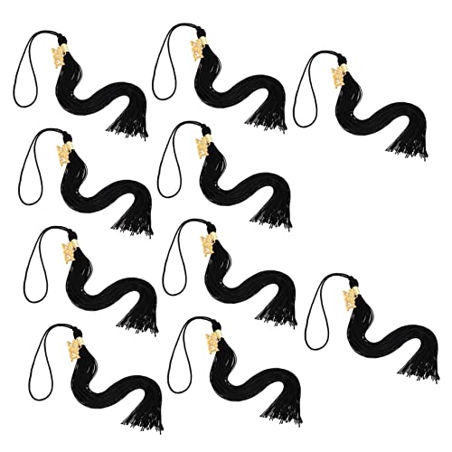 BESTYASH 10pcs 2021 Doctor Bachelor Hat Colgantes 2020 Graduación Cap Tassel Colgantes