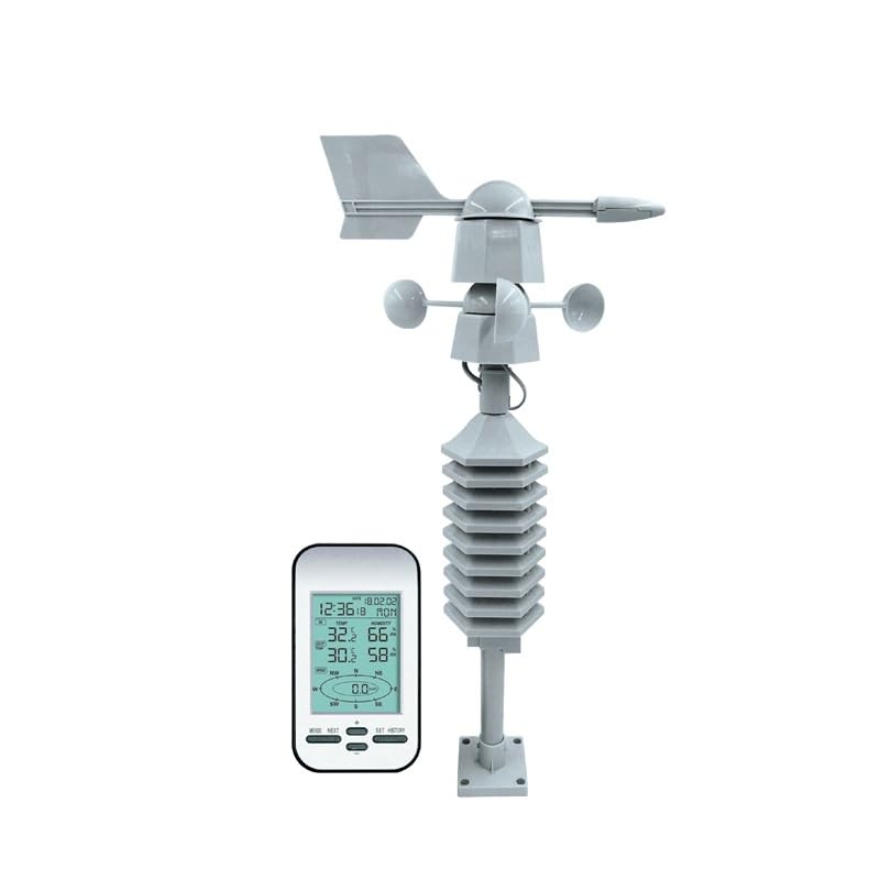 Wireless Weather Station - Small Weather Meter for Accurate Weather Forecasting and Rain Monitoring