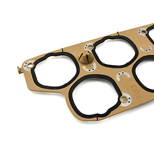 Image of Engine Upper & Lower Intake Gaskets Set Compatible with 2004-2011 Buick Lacrosse Rendezvous Cadillac CTS SRX STS Malibu Pontiac G6 G8 Saturn Aura 3.6L 12598158