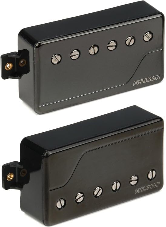 Fishman Fluence Will Adler Active Signature 2-piece Pickup Set - Black Nickel
