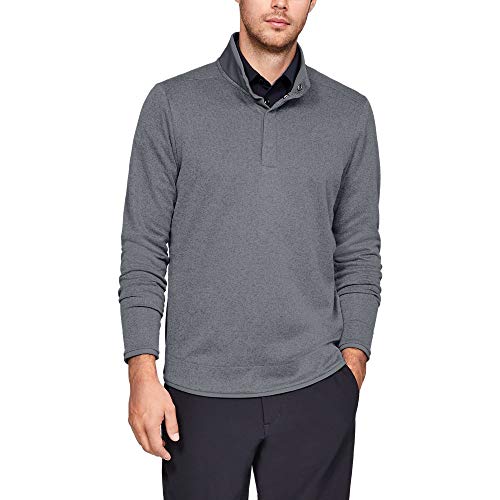Under Armour UA Storm SweaterFleece Heather Snap Mock XXL Zinc Gray
