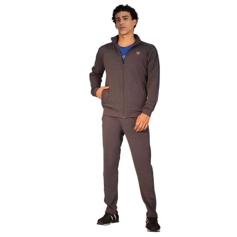 Image of SG Men's Tracksuit H3MTS8228 | Premium Sportswear | Multiple Colours & Sizes | Comfortable Athletic Track Suit for Gym, Running & Casual Wear
