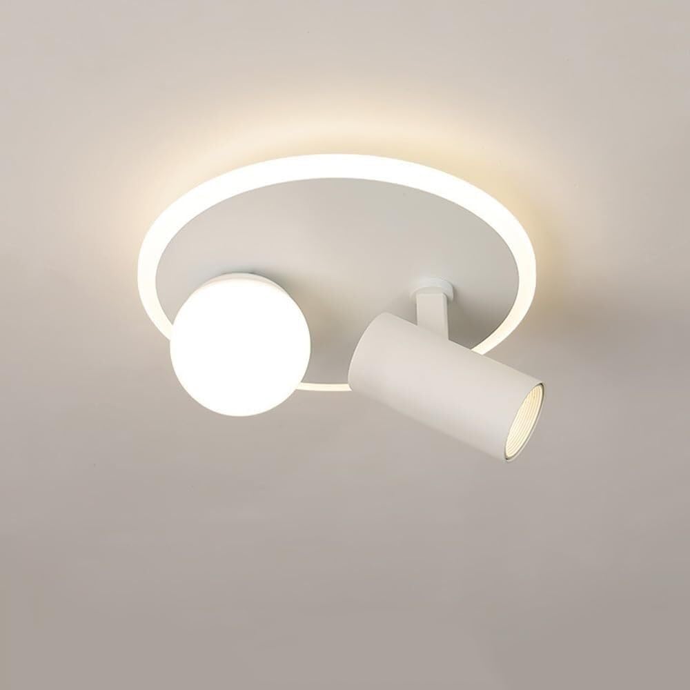 HXYSXHJUO Adjustable 20W LED Ceiling Spotlight Chandelier Light Fixture - 3 Color Modes for Bedroom, Living Room, Office, Hallway(3 Mode)
