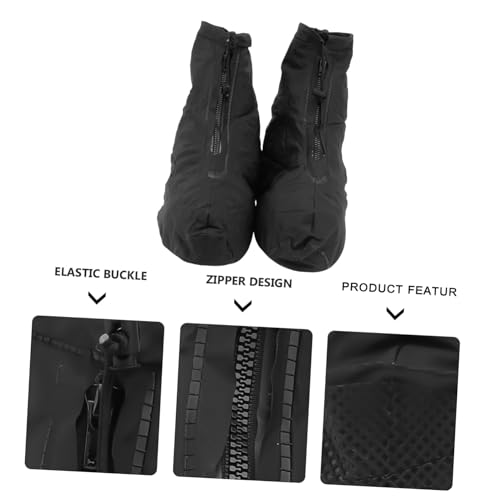 Cubrecalzado impermeable para mujer, cubrebotas de lluvia plegables y reutilizables, protector para bicicleta y exterior miniatura 6