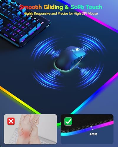 abc.mat 4-in-1 RGB Gaming Mouse Pad