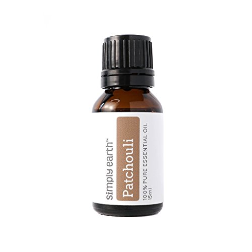 Simply Earth Patchouli Essential Oil 15 ml, 100% Pure Therapeutic Grade
