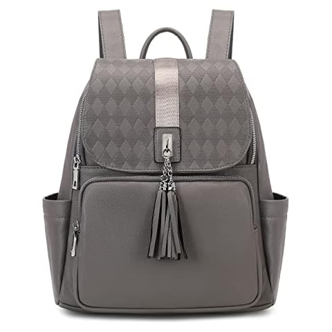 Travistar Backpack Womens Leather Bags for women Anti theft Waterproof Women's Fashion Backpacks Ladies Rucksack Casual Daypacks Elegant Small School Bags Cover