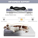 Orthopedic Dog Beds Large Sized, XL Washable Dog Sofa with Egg-Crate Foam, Waterproof Lining and Non-Skid Bottom - Image 2