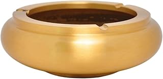 YXWJ Copper Ashtray Decoration Home Living Room Office Without Cover Ashtray Decoration Indoor and Outdoor Classical Ashtray
