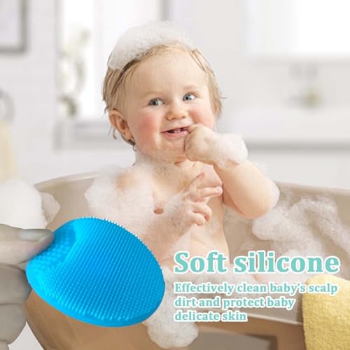 4 Stück Silikon Gesichtsreinigungsbürste, Weiches Gesichtsschrubber, Manuelle Gesichtsreinigungsbürste, für Massage Porereinigung Mitesserentfernungsschicht Tief Scrubbing für alle Arten von Skin