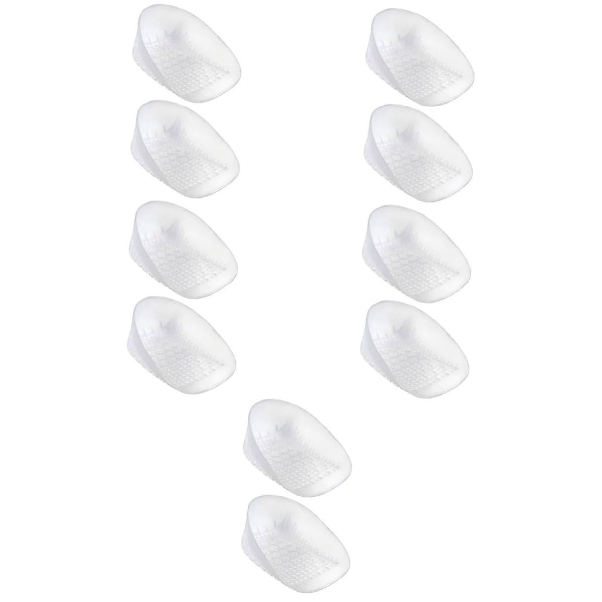 FOMIYES 5 Paare U-förmiges Fersenpolster Schuhe weiches Gelpad Schuhlifteinsätze Pads Fersenkissen heel protector U-förmige Ferseneinlagen einlegesohlen Fersenschutz Fersenschale sebs