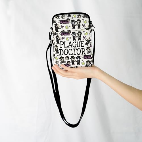 JXGZSO Plague Doctor Cryptid Crossbody Bag Cryptozoology Gift Mythical Plague Doctor Shoulder Bag (Plague Doctor)3