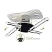 Kanto P101W Universal Projector Ceiling Mount | Solid Steel Construction | Easy to Install | White